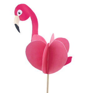 Boeketsteker zomer flamingo